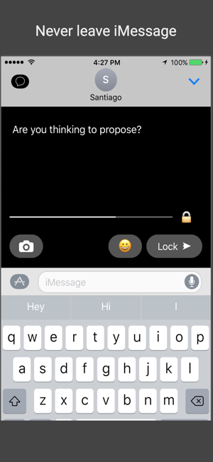 ‎Black SMS - Protected Texts Screenshot