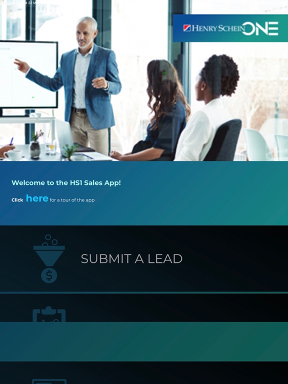 Henry Schein One Sales App iPad screenshot 1 - Business app