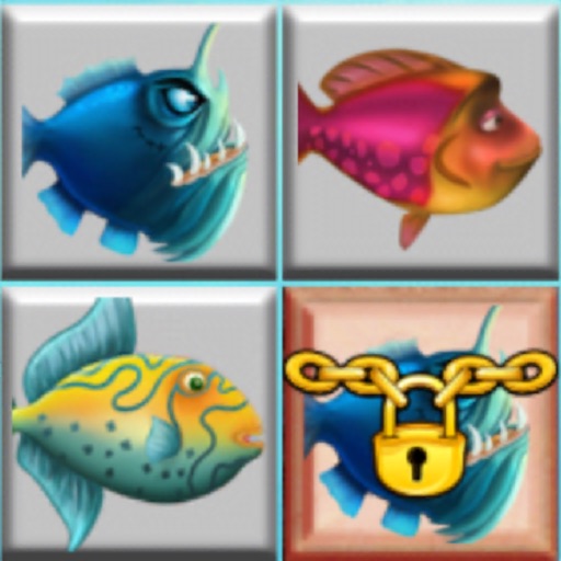 Match 3 fish game Icon