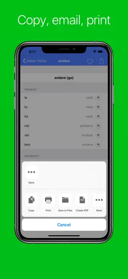 Game screenshot Italian Verb Conjugator hack