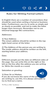 English Letter Writing Guide screenshot