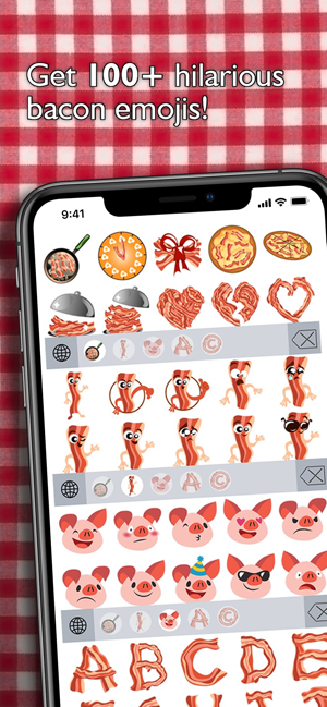 ‎BaconMoji bacon emoji stickers Screenshot
