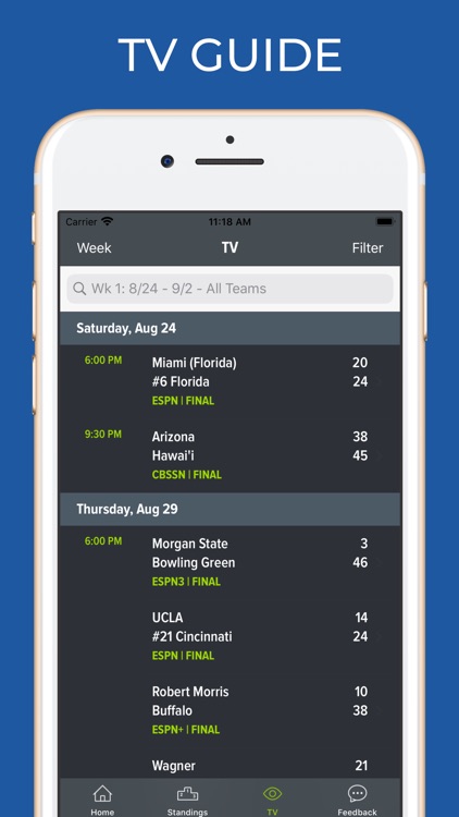 Air Force Football Schedules screenshot-6