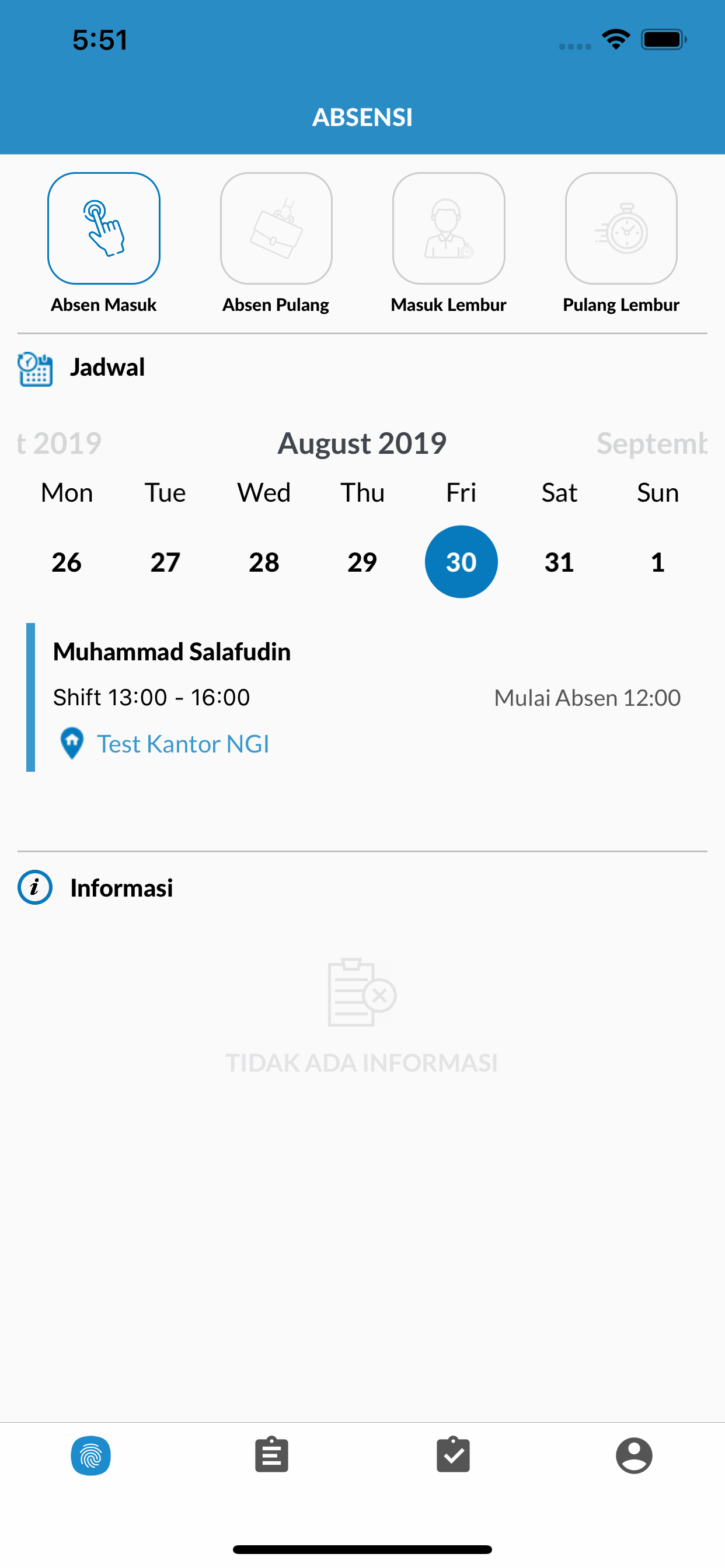 Absensi Trans Semarang