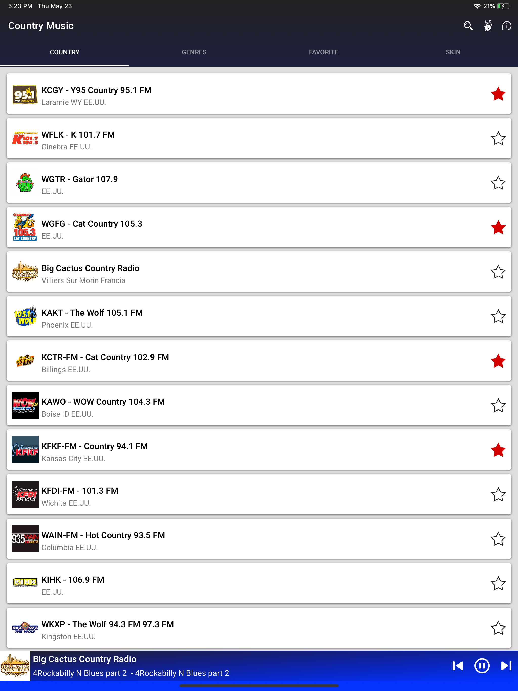iCountry Music Radio screenshot 5