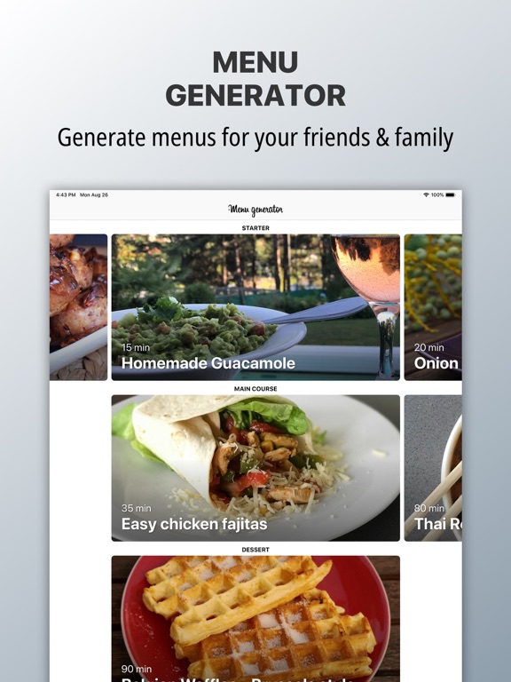 Tasty & Healthy Recipe Ideas iPad screenshot 4 - Food & Drink app