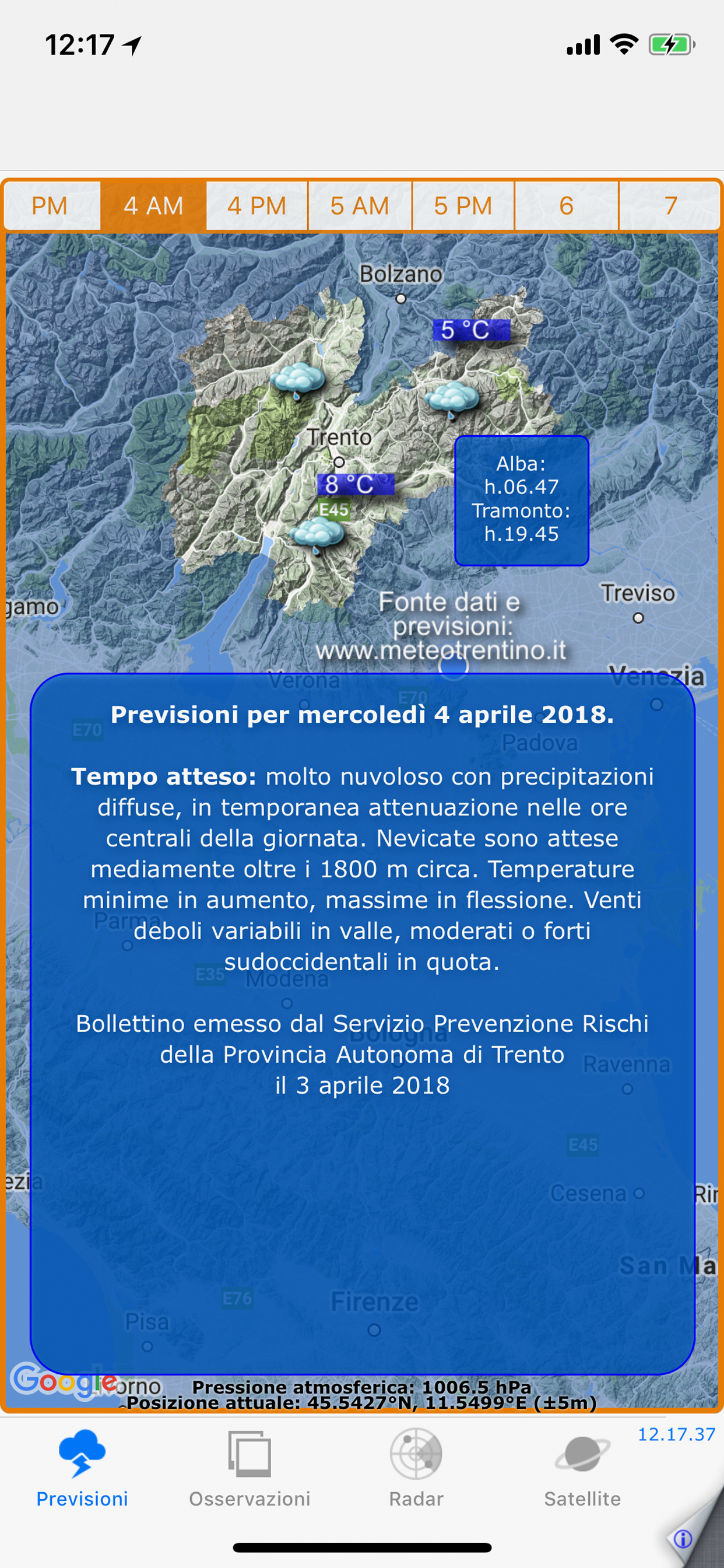 METEO TRENTINO