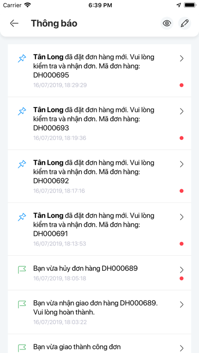 ECO Delivery Screenshot