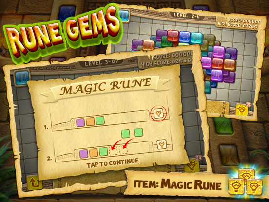 Rune Gems - Deluxe iPad app afbeelding 4