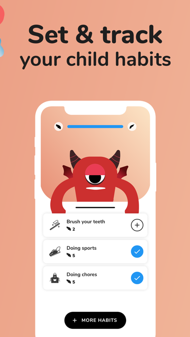 Badabits - Stop kid bad habits iPhone screenshot 3 - Education app