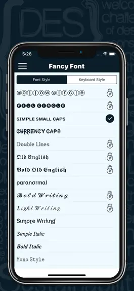 Game screenshot Fancy Stylish Fonts hack