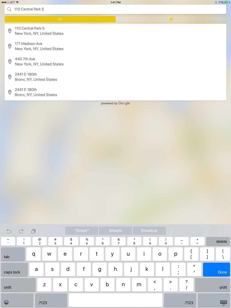 iPad screenshot