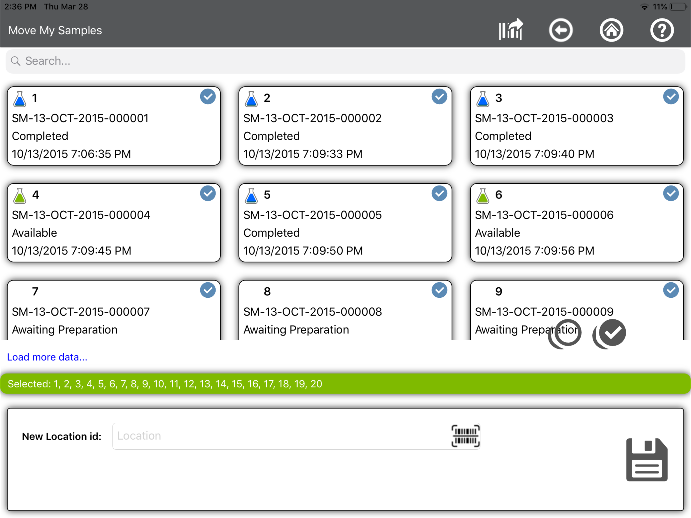 SampleManager Mobile screenshot 7