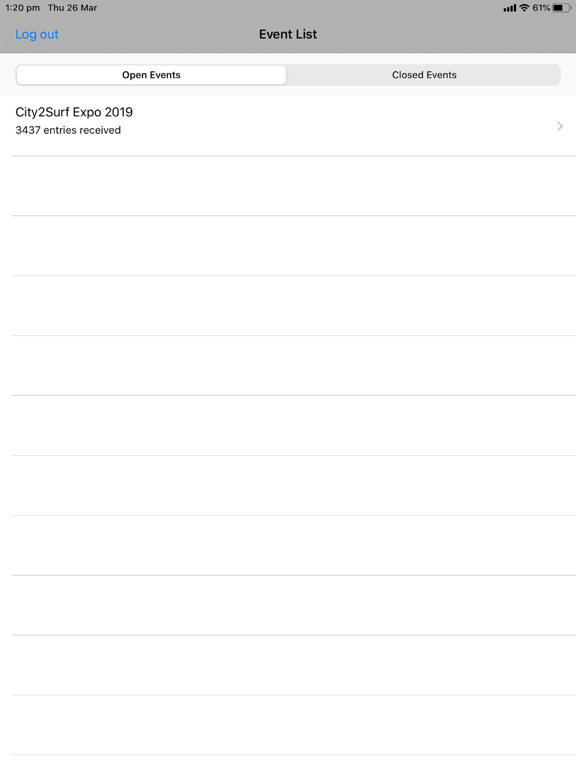 EventsPass LeadGen iPad screenshot 2 - Productivity app