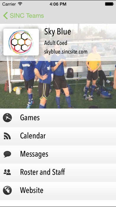 SincSports Screenshot