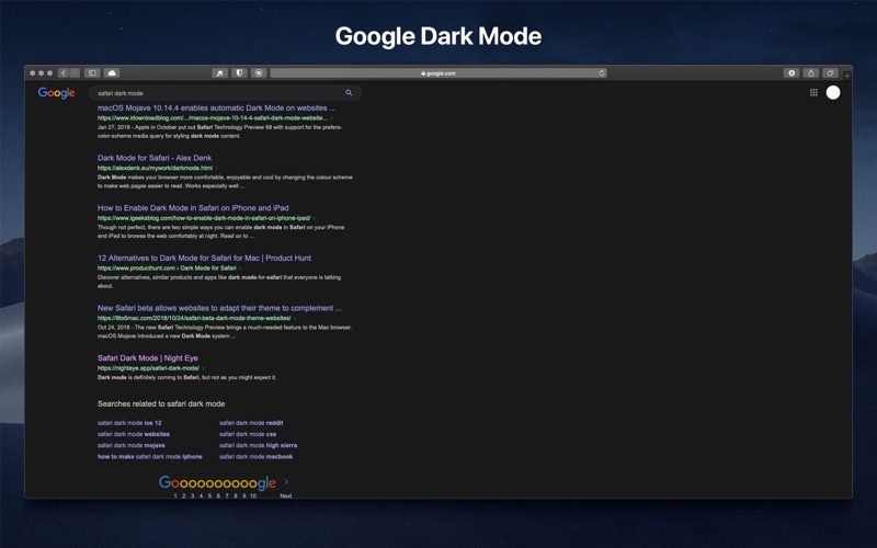 Dark Mode for Safari: NightEye screenshot 4