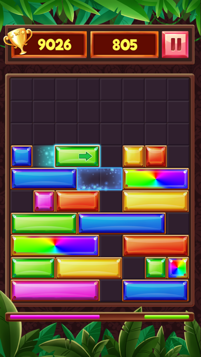 Falling Jewel Puzzle screenshot 2