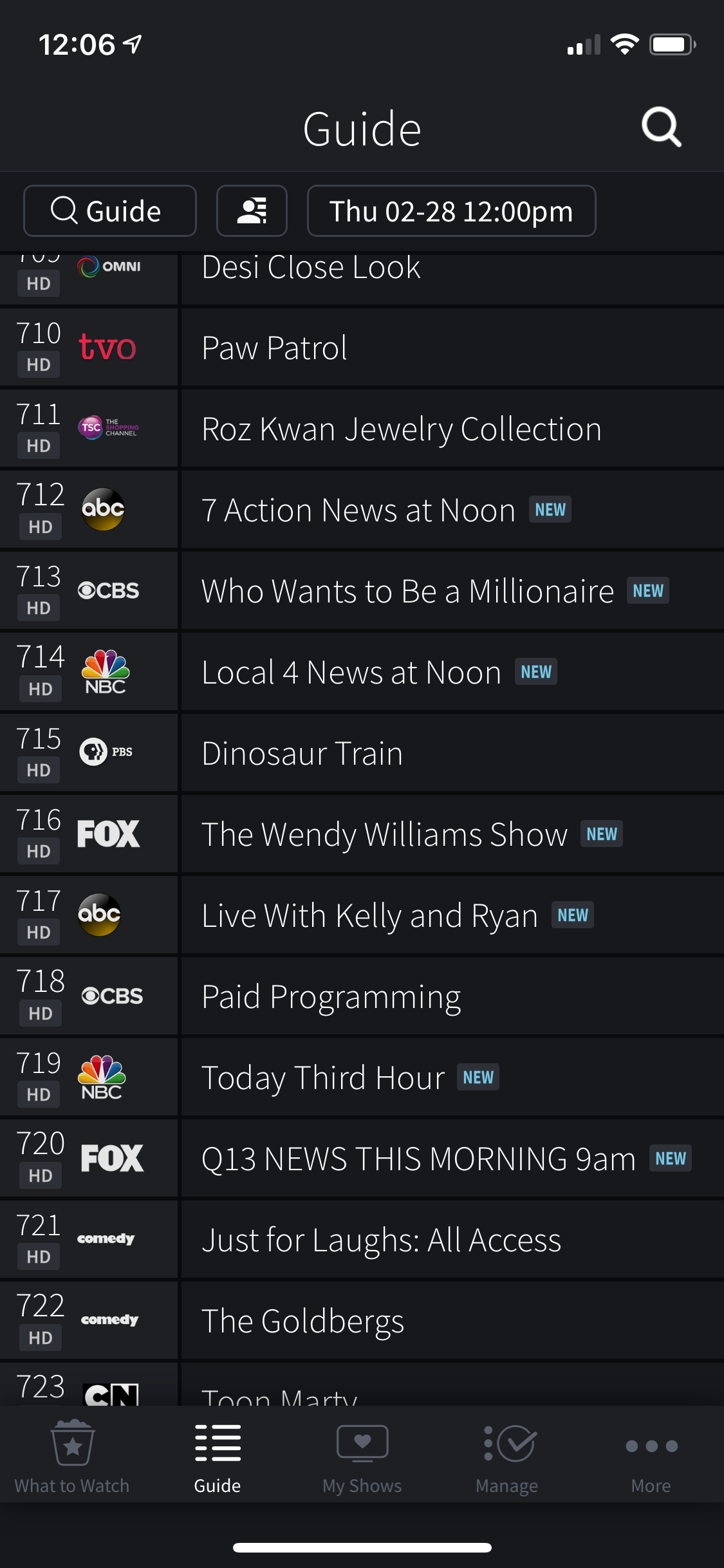 Cogeco TiVo screenshot 3