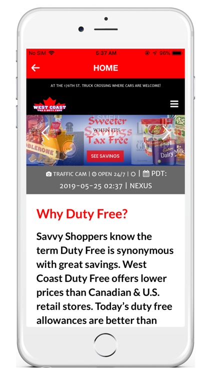 West Coast Duty Free