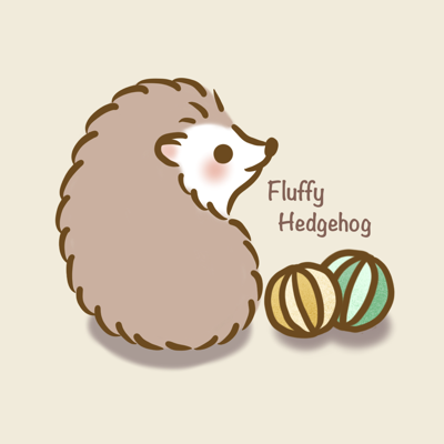 Fluffy Hedgehog's daily life