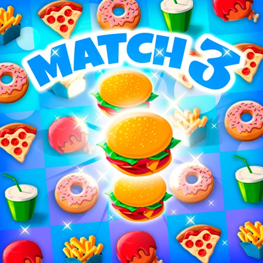Crush The Burger ! Match 3 iOS App