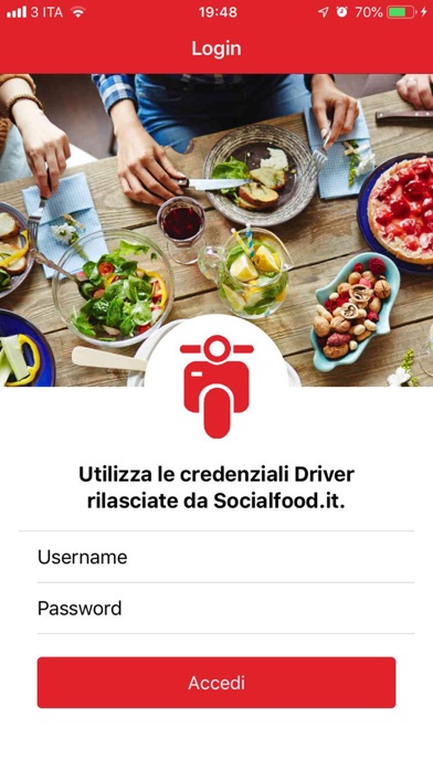 Socialfood Driver Screenshot