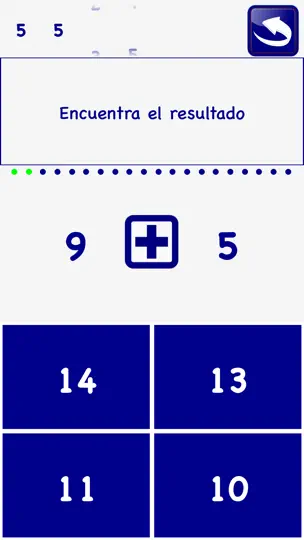 Captura de pantalla de Brain Matemáticas Memoria Lite en iPhone 2