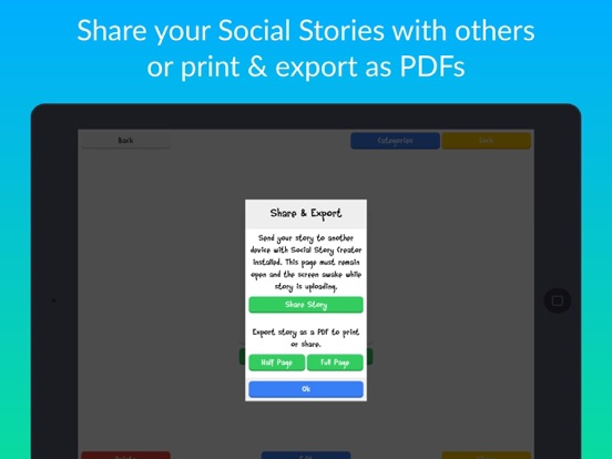 Social Story Creator & Library iPad screenshot 4 - Education app