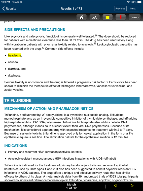 Fitzpatrick's Dermatology, 9/E iPad screenshot