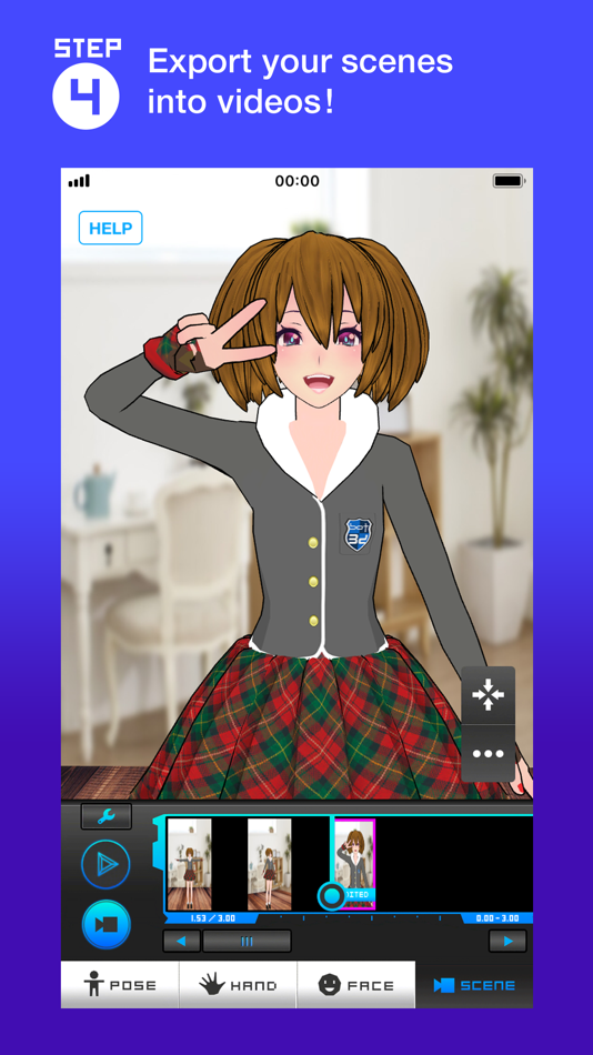 #7. Bot3D Editor - 3D Anime Editor (iOS) By: heuristic Inc.