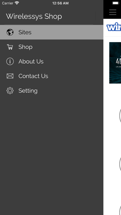 Screenshot #1 pour Wirelessys Shop