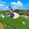 Dialog to the flying duck and enjoy funny voices in this virtual pet duck simulator