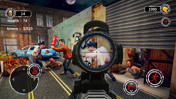 Dark City Zombie Shooting 3D screenshot-6