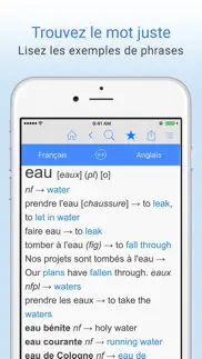 dictionnaire français anglais iphone screenshot 3