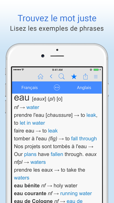 Screenshot #3 pour Dictionnaire français anglais