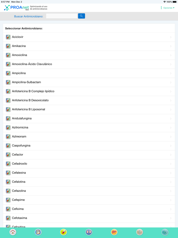 PROAnet app iPad screenshot 4 - Medical app
