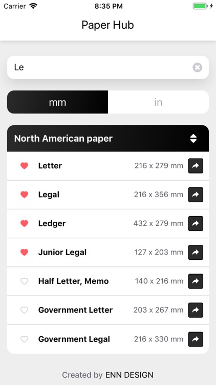 Paper Hub for ISO paper size