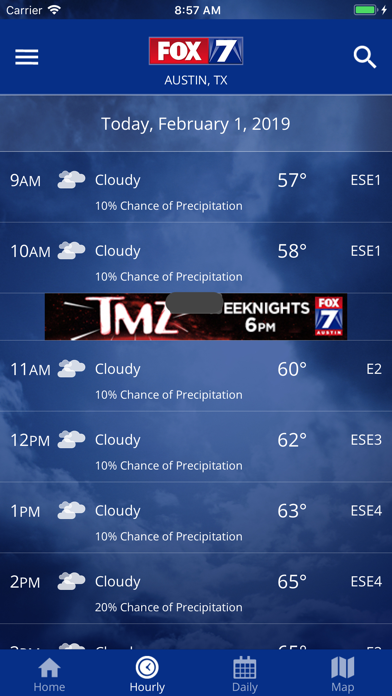 FOX 7 Austin: Weather Screenshot