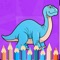 Brontosaurus Coloring is the free painting and drawing game for All
