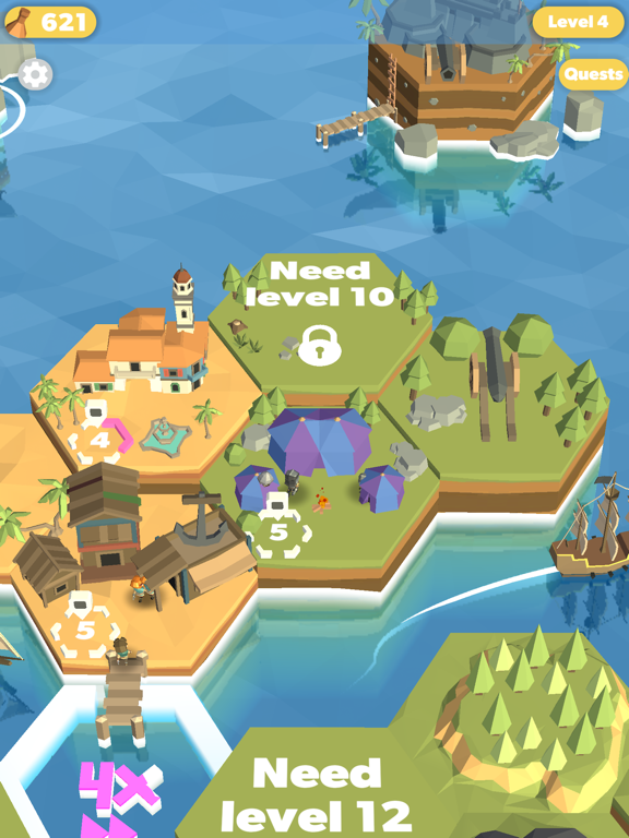 Screenshot #5 pour Islands Idle 3D - Pirate Bay