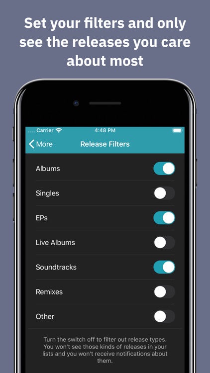 Numu - New Music Tracker screenshot-4