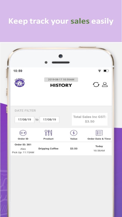 Air Munch Merchant – Take Away