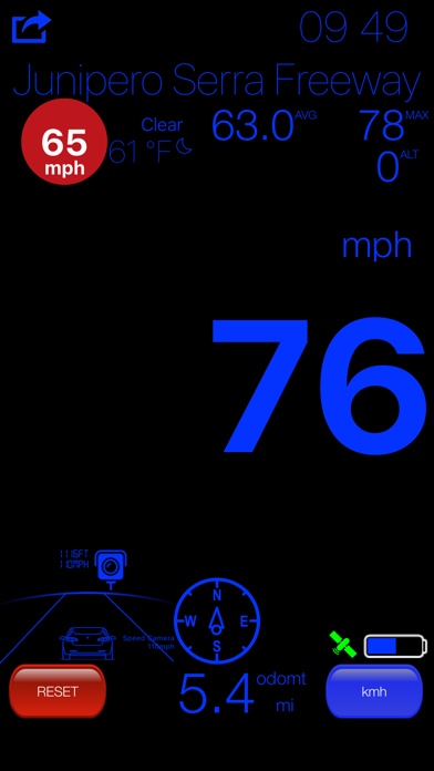 Speedometer >> Screenshot