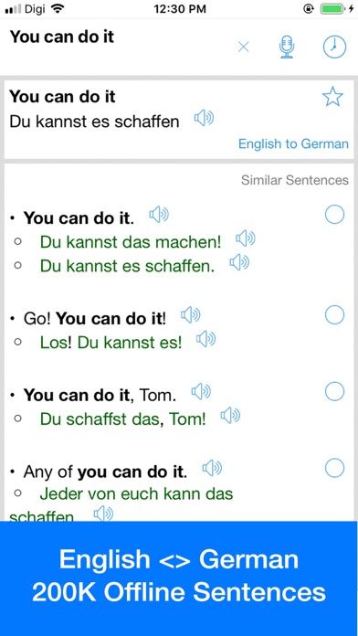 Screenshot #1 pour German Translator Offline