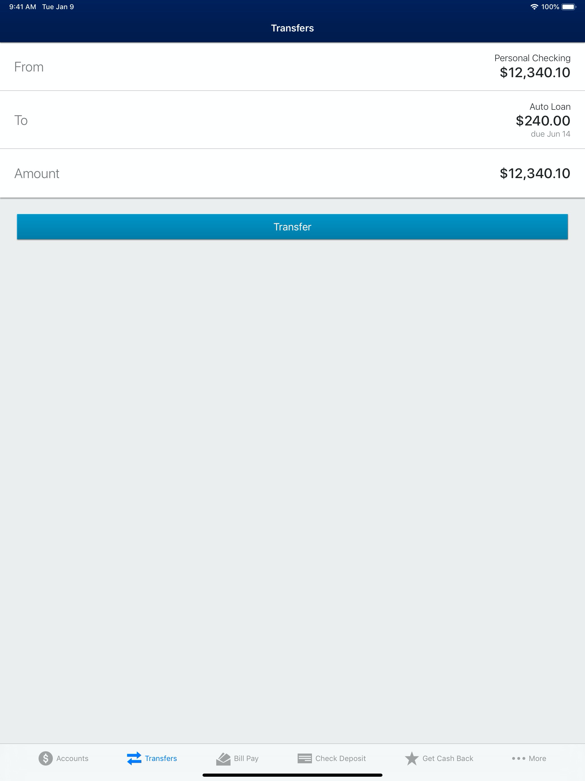 Point Breeze Credit Union App