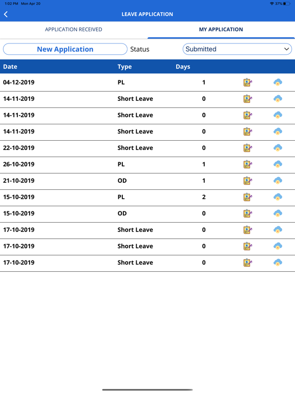 NITSO HRMS software iOS App