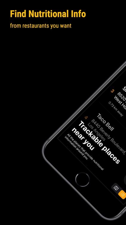 Trackable - For Nutrition Info