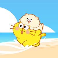 Egg Yolk Cat app icon - Stickers app for iPhone
