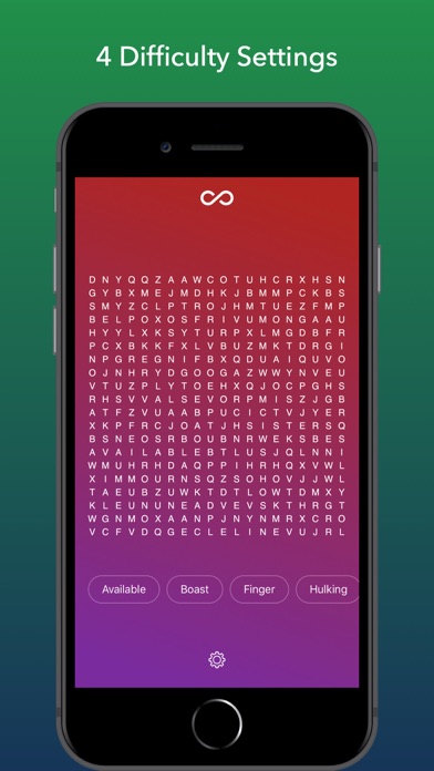 Infinity Wordsearch screenshot 4