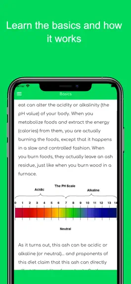 Game screenshot Alkaline Diet Guide hack